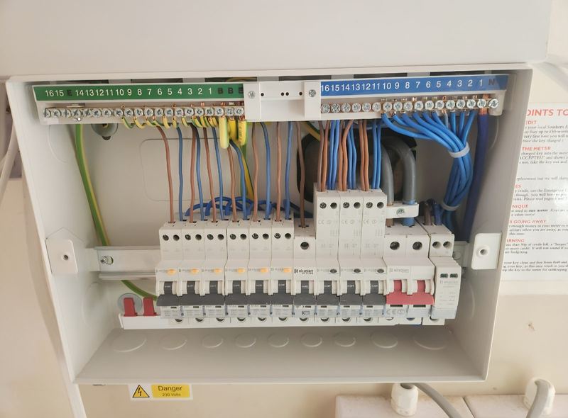 Labelled consumer unit circuits installed by ElectriciansNearYou